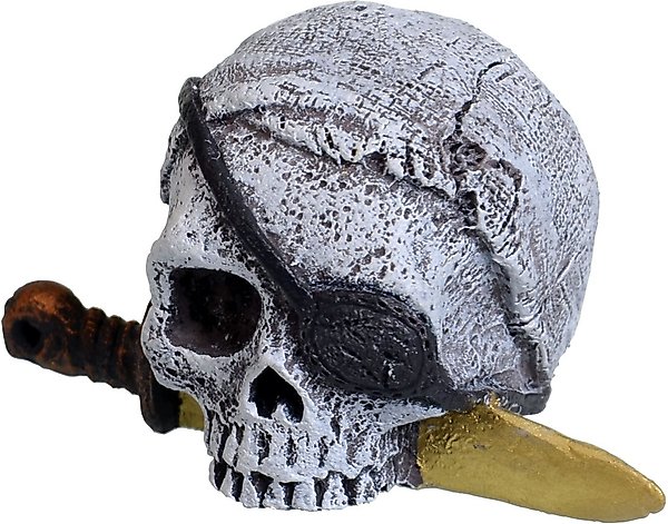 Underwater Treasures Pirate Skull Fish Ornament slide 1 of 1