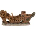 Underwater Treasures Medieval Battleship Fish Ornament