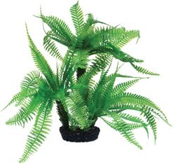 Underwater Treasures Jurassic Fern Fish Plant, 10-in