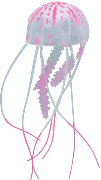 Underwater Treasures Action Jellyfish Fish Ornament, Pink slide 1 of 1