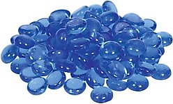 Underwater Treasures Decorative Marbles Fish Ornament, 100 count, Blue