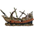 Underwater Treasures Shipwreck Schooner Fish Ornament