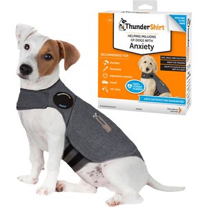 ThunderShirt Classic Anxiety & Calming Vest for Dogs, Heather Grey, Small