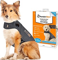 ThunderShirt Classic Anxiety & Calming Vest for Dogs, Heather Grey, Large