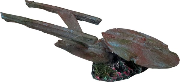 Underwater Treasures Sunken Space Ship Fish Ornament, Medium slide 1 of 2
