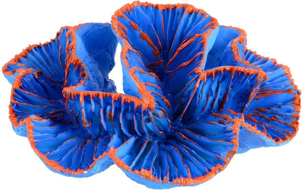 Underwater Treasures Open Brain Coral Fish Ornament, Blue slide 1 of 1