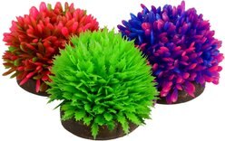 Underwater Treasures Foreground Plant Balls Fish Ornament, 3 count