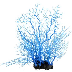 UNDERWATER TREASURES Sea Fan Coral Fish Ornament, Deep Blue - Chewy.com