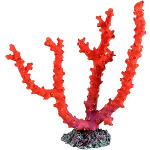 UNDERWATER TREASURES Fire Red Gorgonian Coral Fish Ornament - Chewy.com