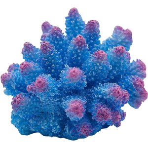 Underwater Treasures Cauliflower Coral Fish Ornament, Blue