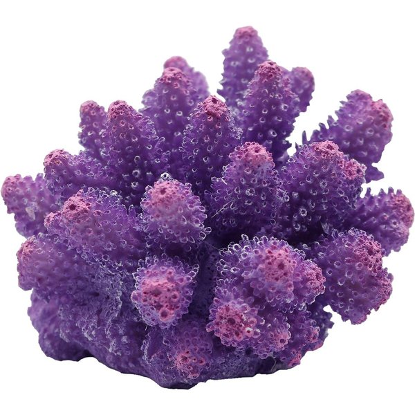 UNDERWATER TREASURES Cauliflower Coral Fish Ornament, Purple - Chewy.com
