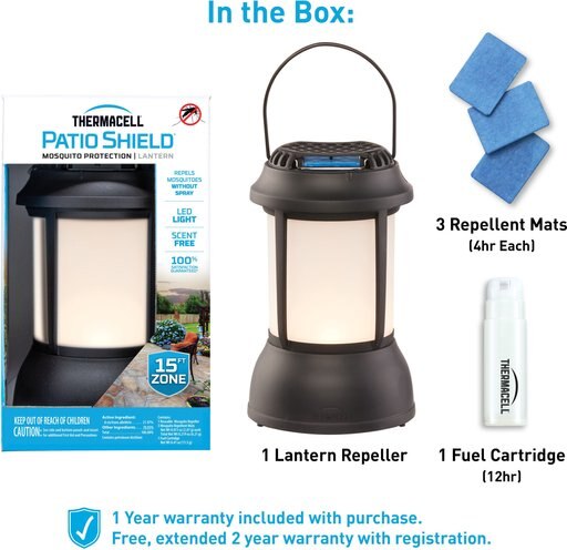 Thermacell Patio Shield Mosquito Repellent Mini Lantern