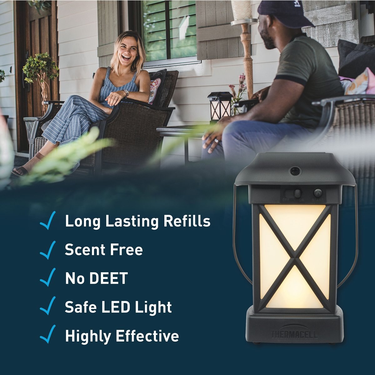 THERMACELL Patio Shield Lantern Mosquito Repellent