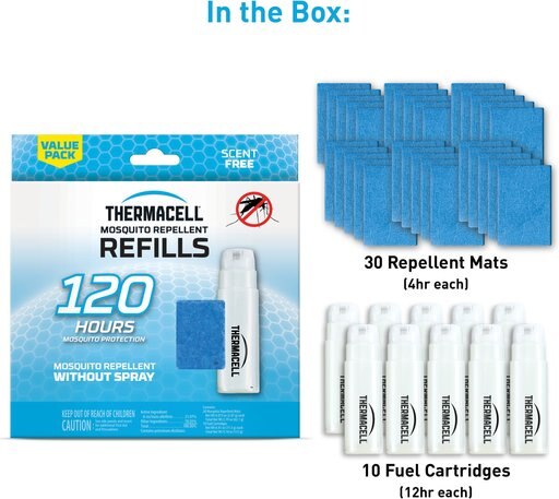 Thermacell Original Mosquito Repellent Refills, 120 hours