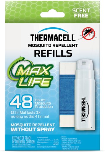 Thermacell Max Life Mosquito Repellent Refills, 48 hours