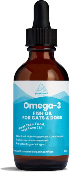 Paramount Pet Health Omega-3 Fish Oil Dog & Cat Supplement, 2-oz bottle slide 1 of 6