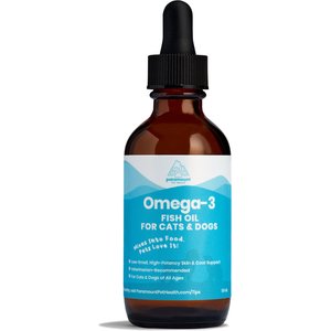 Paramount Pet Health Omega-3 Fish Oil Dog & Cat Supplement, 2-oz bottle