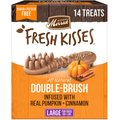 Merrick Fresh Kisses Real Pumpkin & Cinnamon Large Breed Dog Dental Treats, 14 count