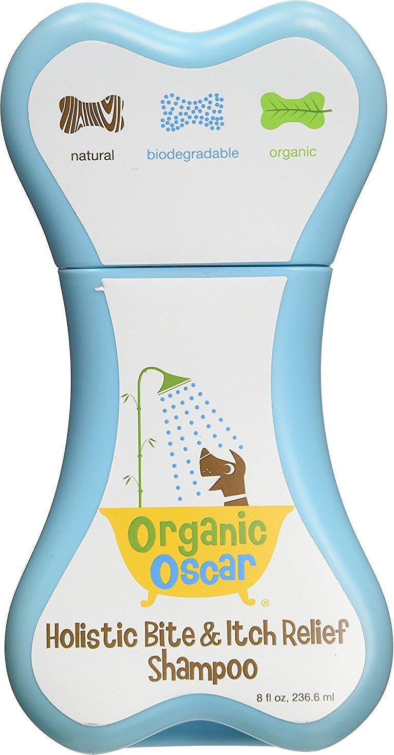 ORGANIC OSCAR Holistic Bite & Itch Relief Shampoo For Dogs, 8oz bottle