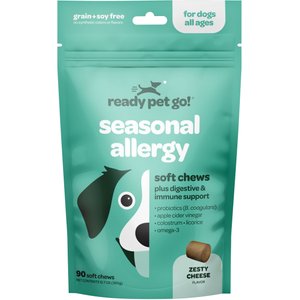 Ready Pet Go Seasonal Allergy Dog Supplement, 90 Count