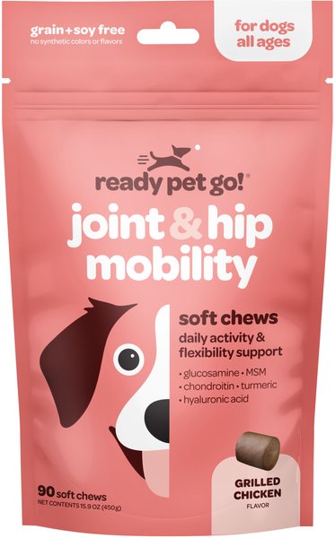 READY PET GO Joint Hip Dog Supplement 90 Count Chewy