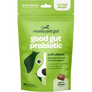 Ready Pet Go Good Gut Probiotic Dog Supplement, 90 Count