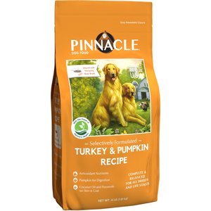 Pinnacle Turkey & Pumpkin Recipe Dry Dog Food, 4-lb bag