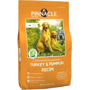 Pinnacle Turkey & Pumpkin Recipe Dry Dog Food, 22-lb bag