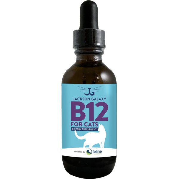 JACKSON GALAXY B12 Vitamin Supplement for Adult Cats, 1oz bottle