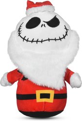 Fetch For Pets Nightmare Before Christmas Santa Jack Skellington Plush Squeaker Dog Toy