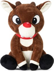 Fetch For Pets Rudolph Holiday Rudolph Plush Squeaker Dog Toy slide 1 of 5