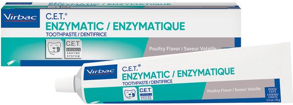 Virbac C.E.T. Enzymatic Poultry Flavor Dog & Cat Toothpaste, 70 gram slide 1 of 7