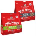 Stella & Chewy's Meal Mixers Duck Duck Goose + Purely Pork Freeze-Dried Dog Food Topper