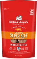 Stella & Chewy's Surf 'N Turf + Stella's Super Beef Dinner Patties Freeze-Dried Dog Food slide 2 of 9