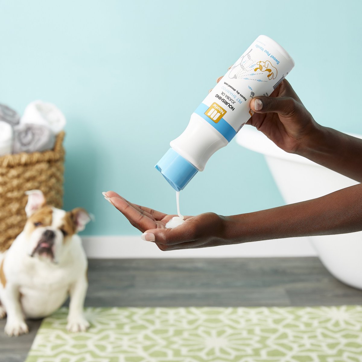 NOOTIE Sweet Pea & Vanilla Nourishing Formula Dog Shampoo, 16oz bottle
