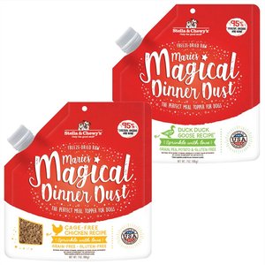 Stella & Chewy's Marie's Magical Dinner Dust Chicken + Duck Duck, Goose Freeze-Dried Dog Food Topper