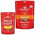 Stella & Chewy's Chicken Wild Weenies Treats + Chicken Dinner Patties Freeze-Dried Dog Food