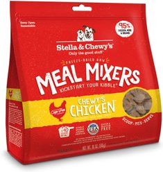 Stella & Chewy's Chicken Hearts Treats + Chewy's Chicken Meal Mixers Freeze-Dried Dog Food Topper  slide 2 of 5