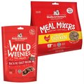 Stella & Chewy's Wild Weenies Bac'n Me Crazy + Chewy's Chicken Meal Mixers Freeze-Dried Dog Food Topper 