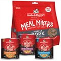 Stella & Chewy's Wild Red Variety Pack Wet Food + Meal Mixers Purely Pork Freeze-Dried Dog Food Topper 