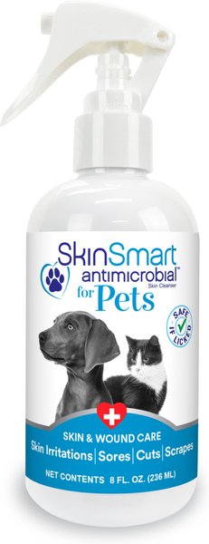 SkinSmart Antimicrobial Skin & Wound Care Cat & Dog Spray, 8-oz bottle slide 1 of 5