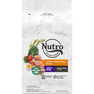 Nutro Natural Choice Small Bites Adult Chicken & Brown Rice Recipe Dry Dog Food, 5-lb bag