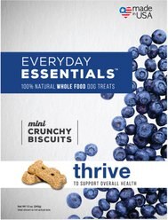 Isle of Dogs Everyday Essentials 100% Natural Thrive Mini Dog Treats, 12-oz bag