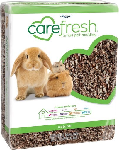 MidWest Guinea Habitat Deluxe Guinea Pig Cage + Carefresh Small Animal Bedding, Natural, 60-L