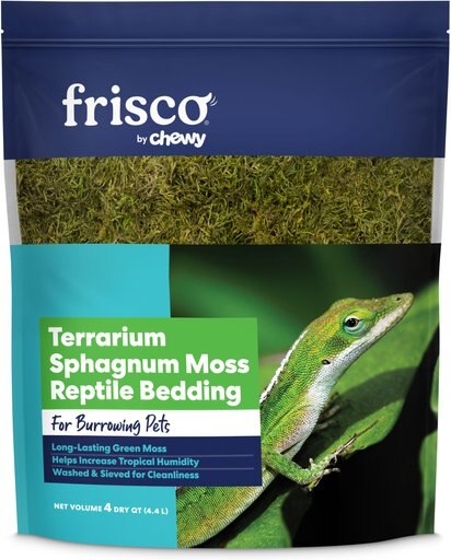 Frisco Terrarium Sphagnum Moss Reptile Bedding, 4-qt