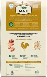 Nutro Max Senior Farm-Raised Chicken Recipe Natural Dry Dog Food, 25-lb bag slide 2 of 8
