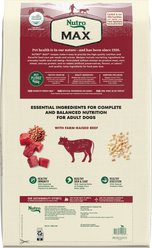 Nutro Max Adult Farm-Raised Beef Recipe Natural Dry Dog Food, 25-lb bag slide 2 of 9