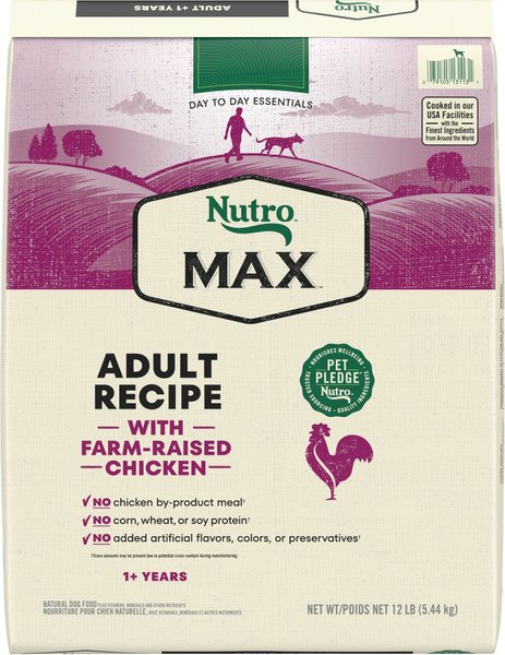 Nutro max grain shop free chicken mini chunk