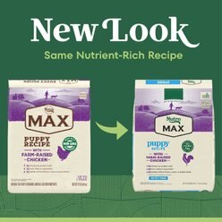 Nutro Max Puppy Farm-Raised Chicken Recipe Natural Dry Dog Food, 12-lb bag slide 2 of 9