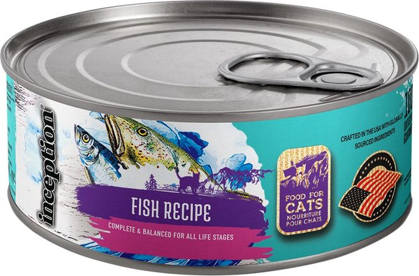 Inception Fish Recipe Wet Cat Food, 5.5-oz can, case of 24 slide 1 of 1